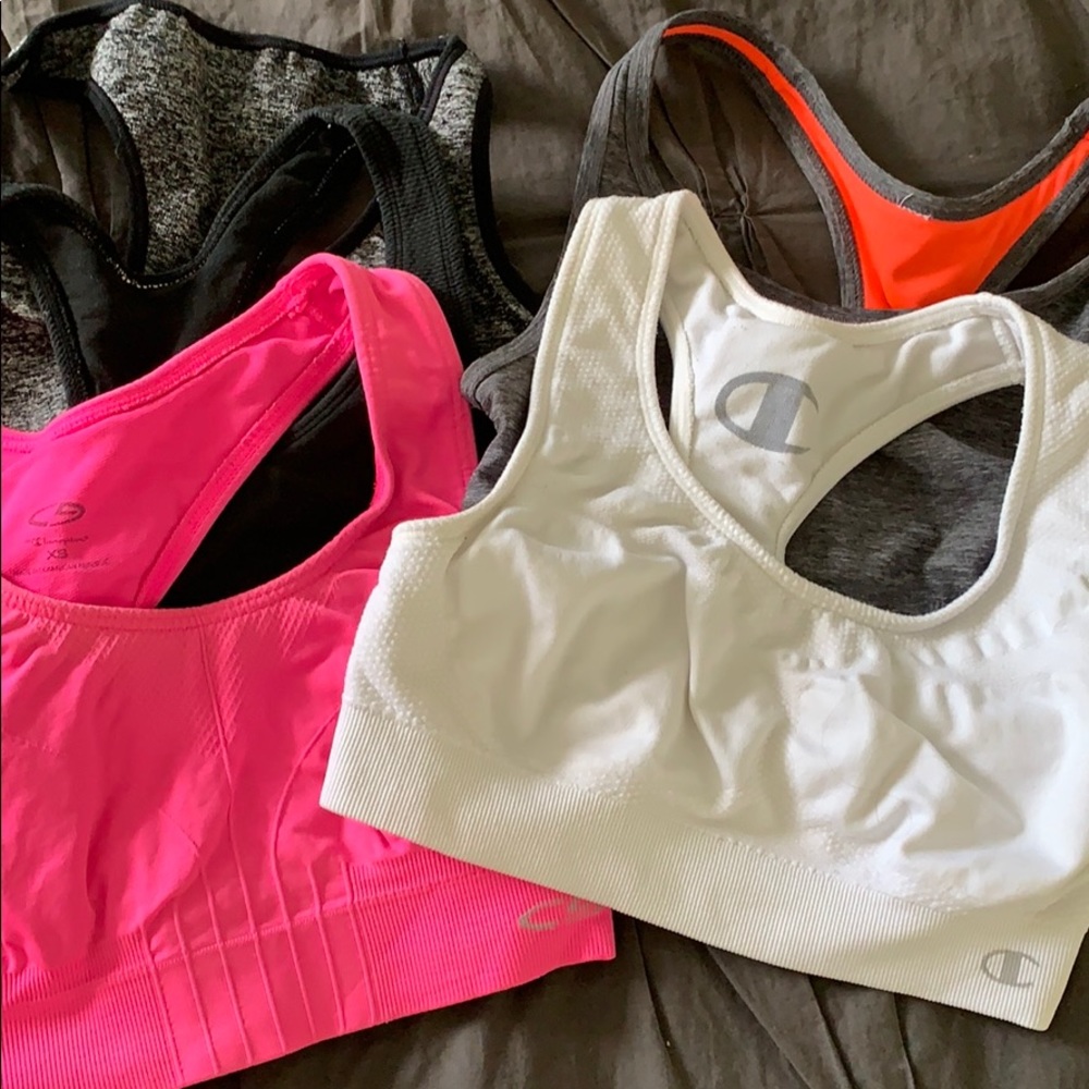 Set of FIVE Champion Sports Bras